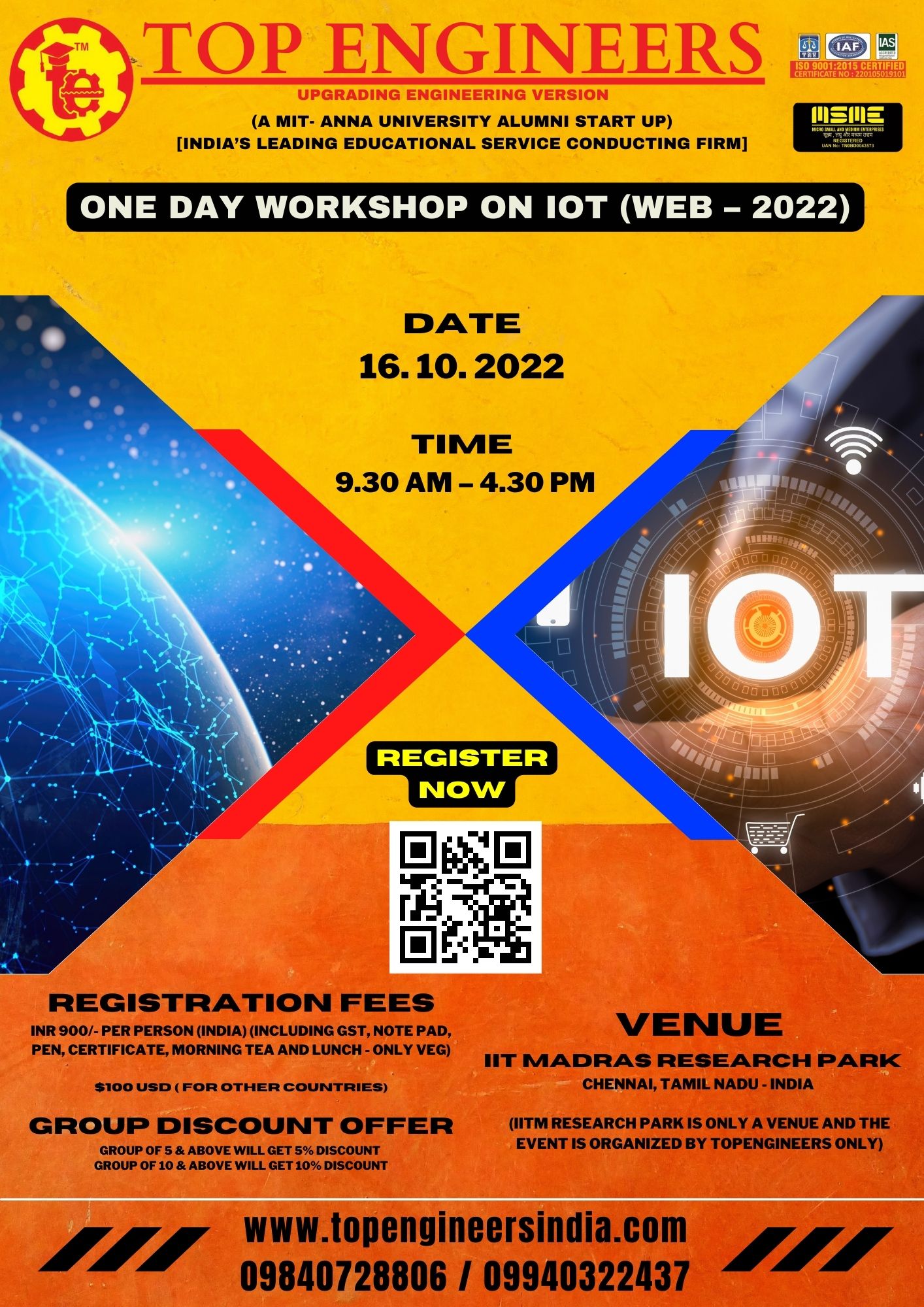 One Day Workshop on IoT (Web 2022)