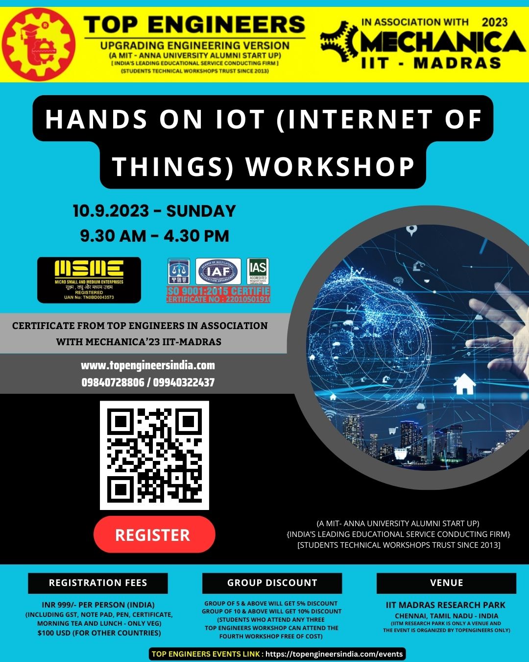 Hands on IoT (Internet of Things) Workshop 2023