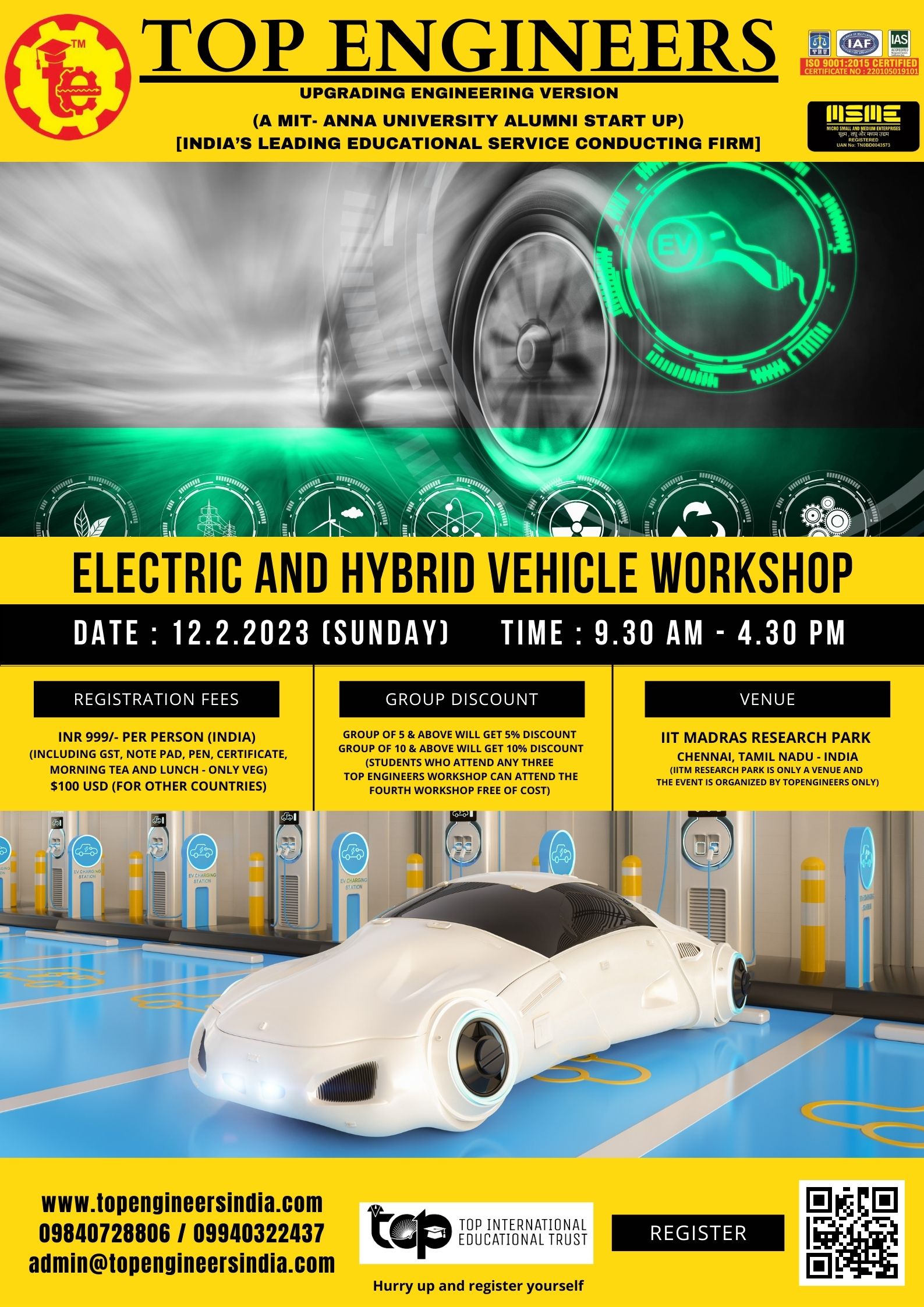 Electric and Hybrid Vehicle Workshop 2023