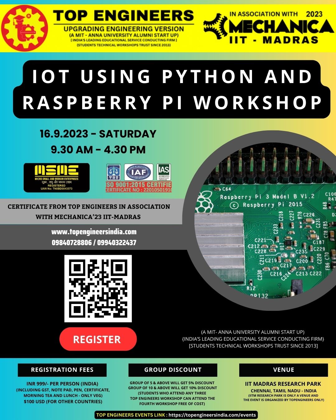 IoT using Python and Raspberry Pi Workshop 2023