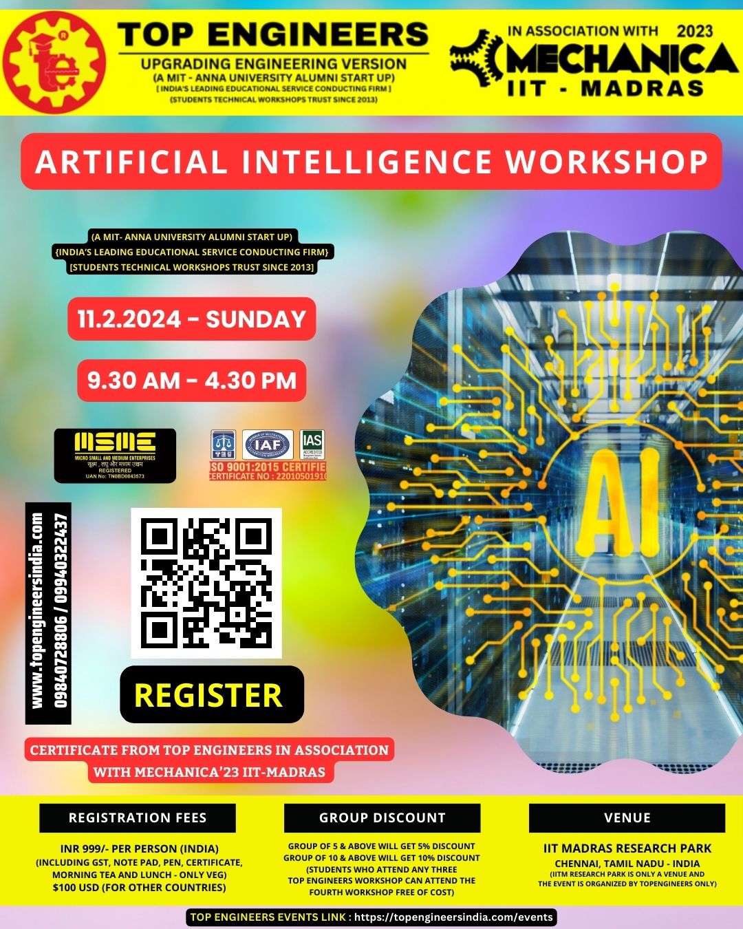 Artificial Intelligence Workshop 2024