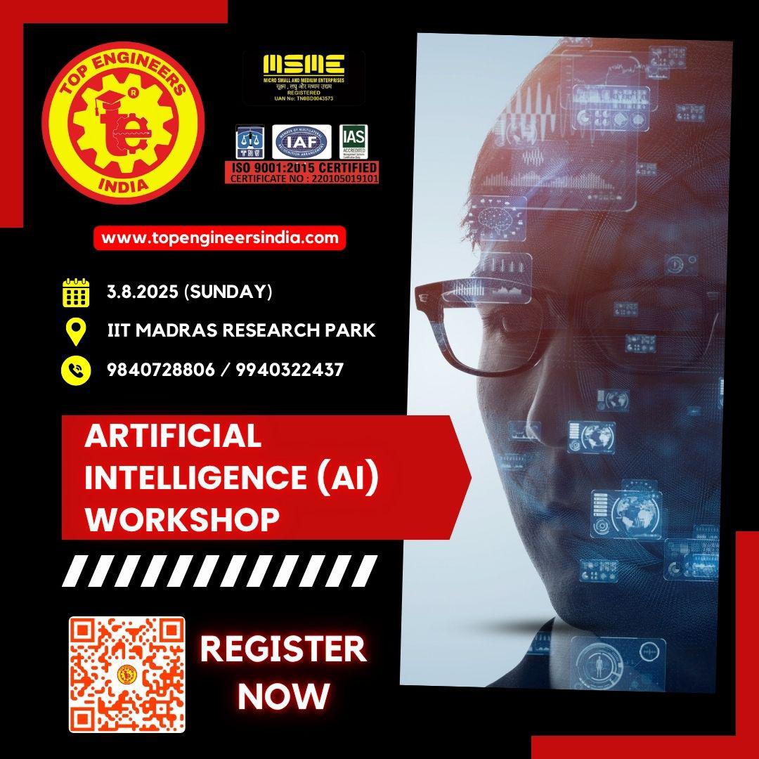 Artificial intelligence (AI) Workshop and its tools 2025, Top Engineers ...