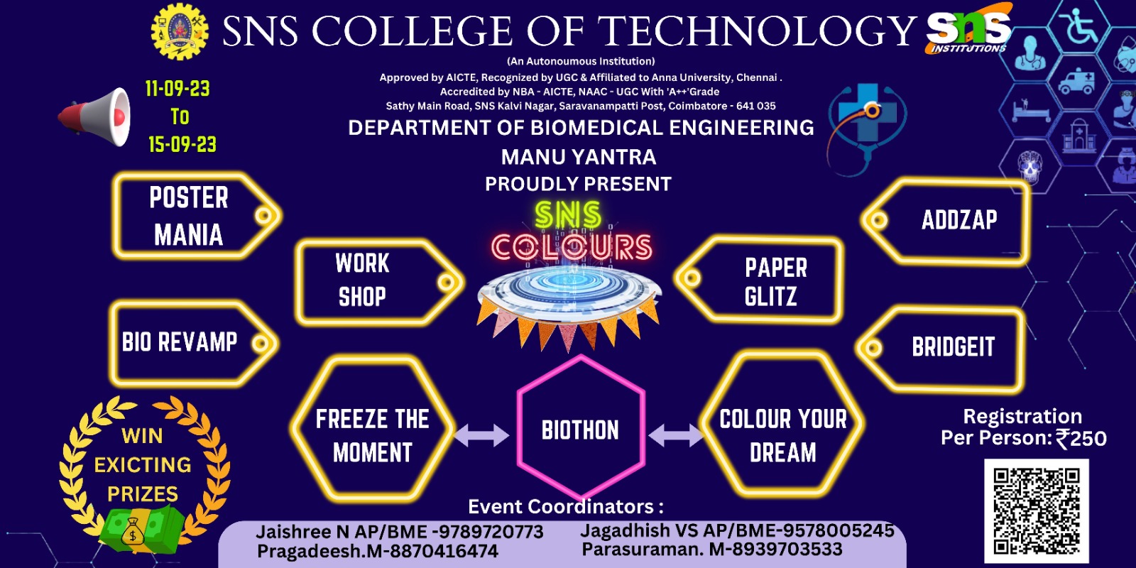 SNS COLORS Biomedical 2023