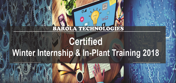 Certified Winter Internship and In Plant Training 2018