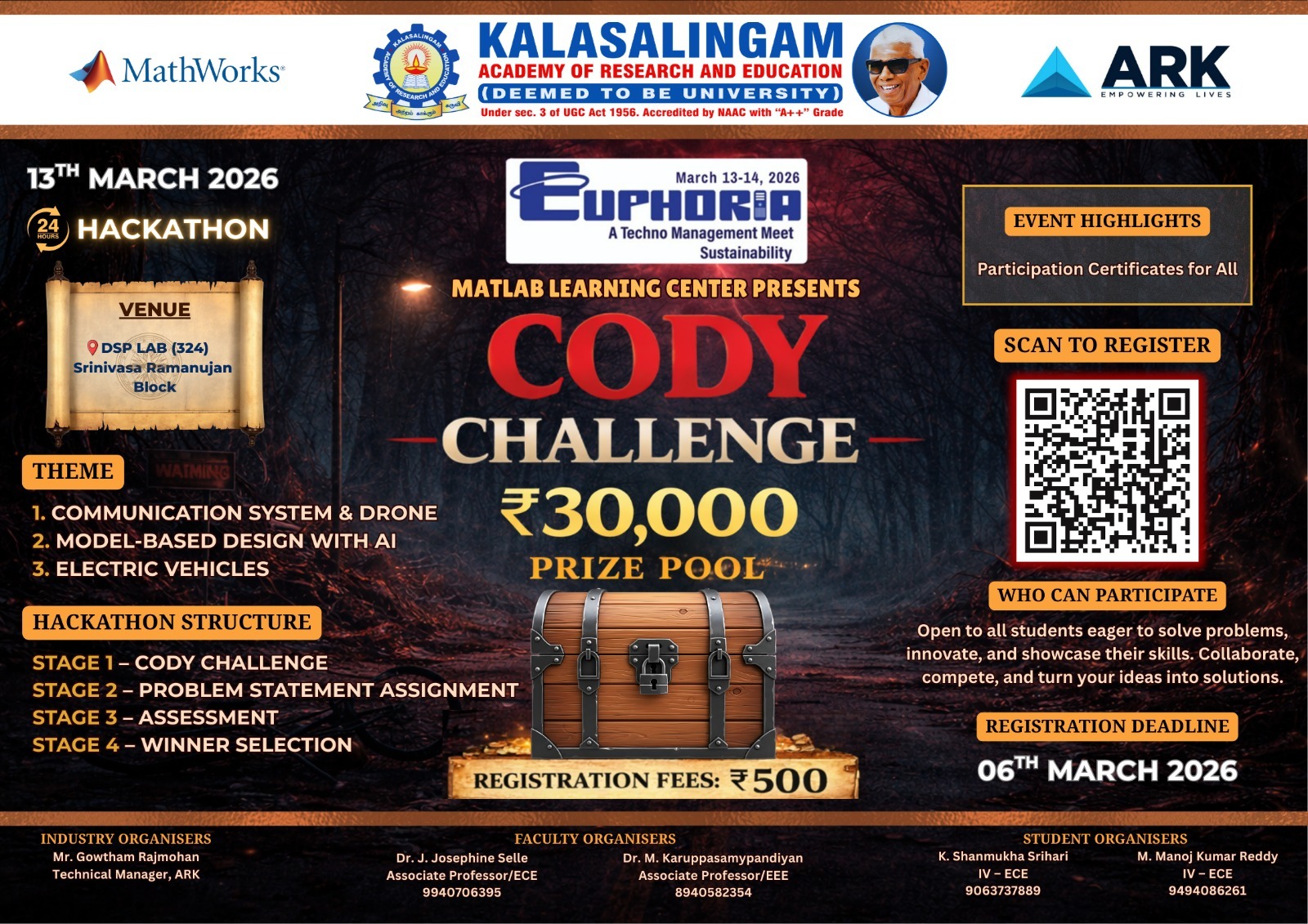 Cody Challenge 2026 24 Hours Hackathon Poster 
