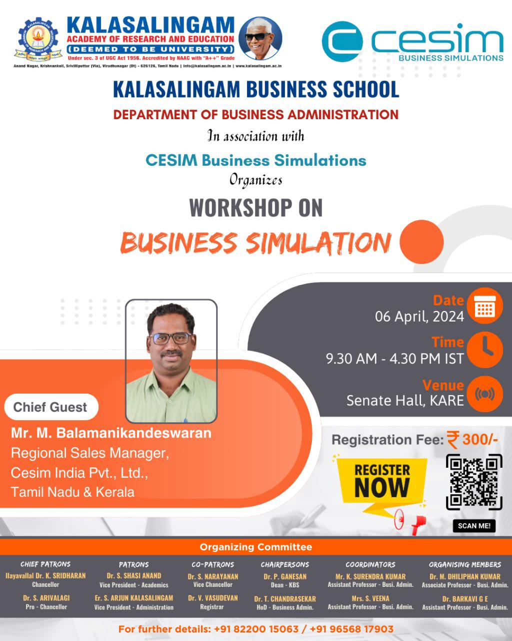 Workshop on Business Simulation 2024