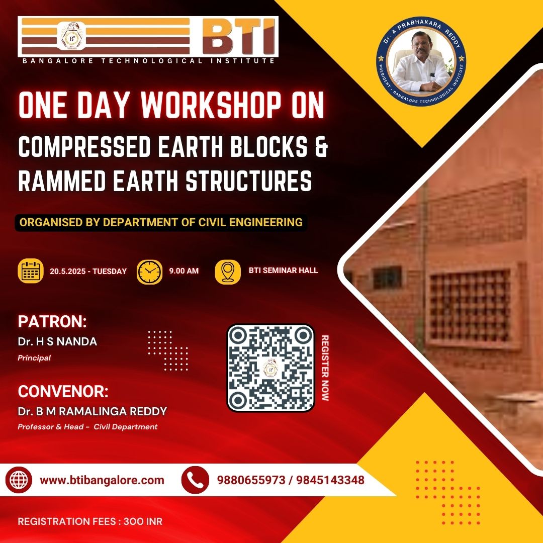 Workshop on Compressed Earth Blocks & Rammed Earth Structures 2025
