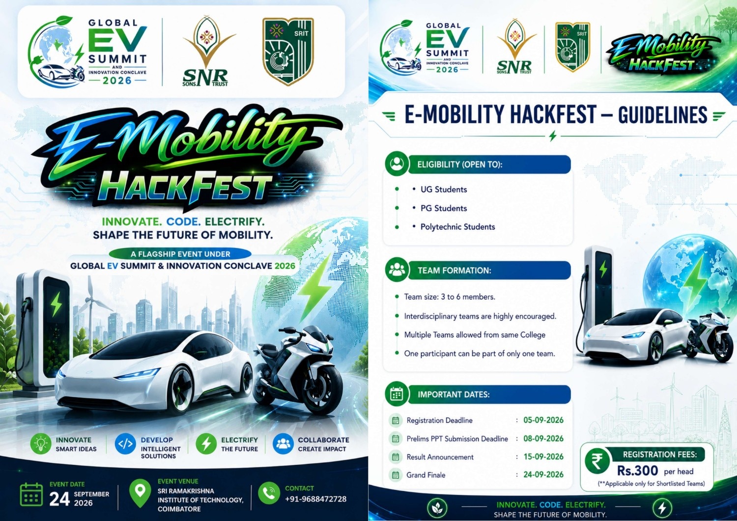 E-Mobility HackFest 2026 Hackathon Poster 
