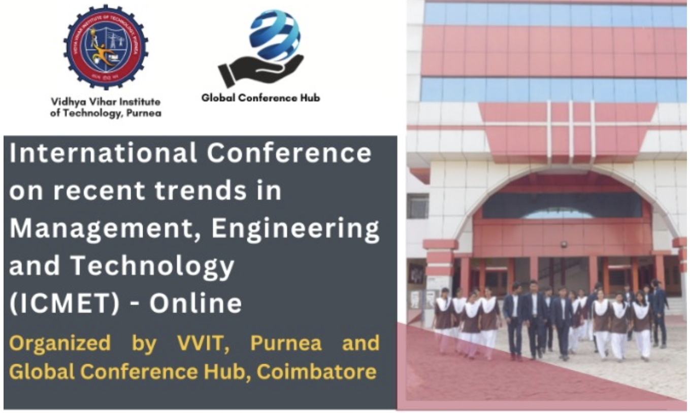First International Conference on recent trends in Management, Engineering and Technology ICMET 2022