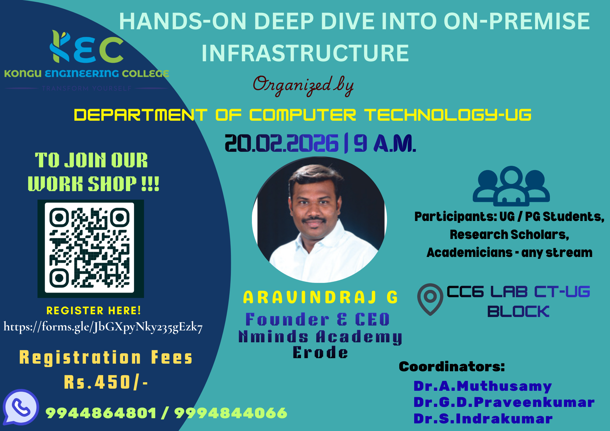 Hands-on Deep Dive into on-premise infrastructure 2026 Training Program Poster 