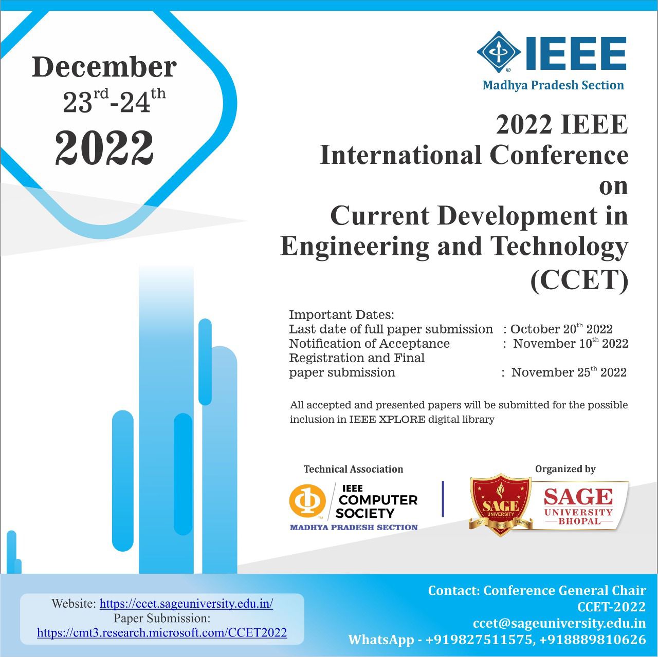 International Conference on Current Development in Engineering and Technology (ICCET-2022)