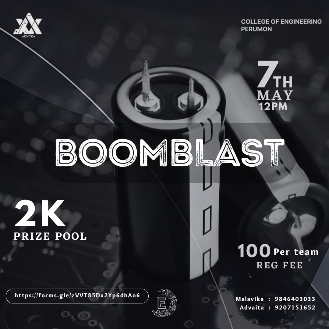 Advyka'23 Boomblast