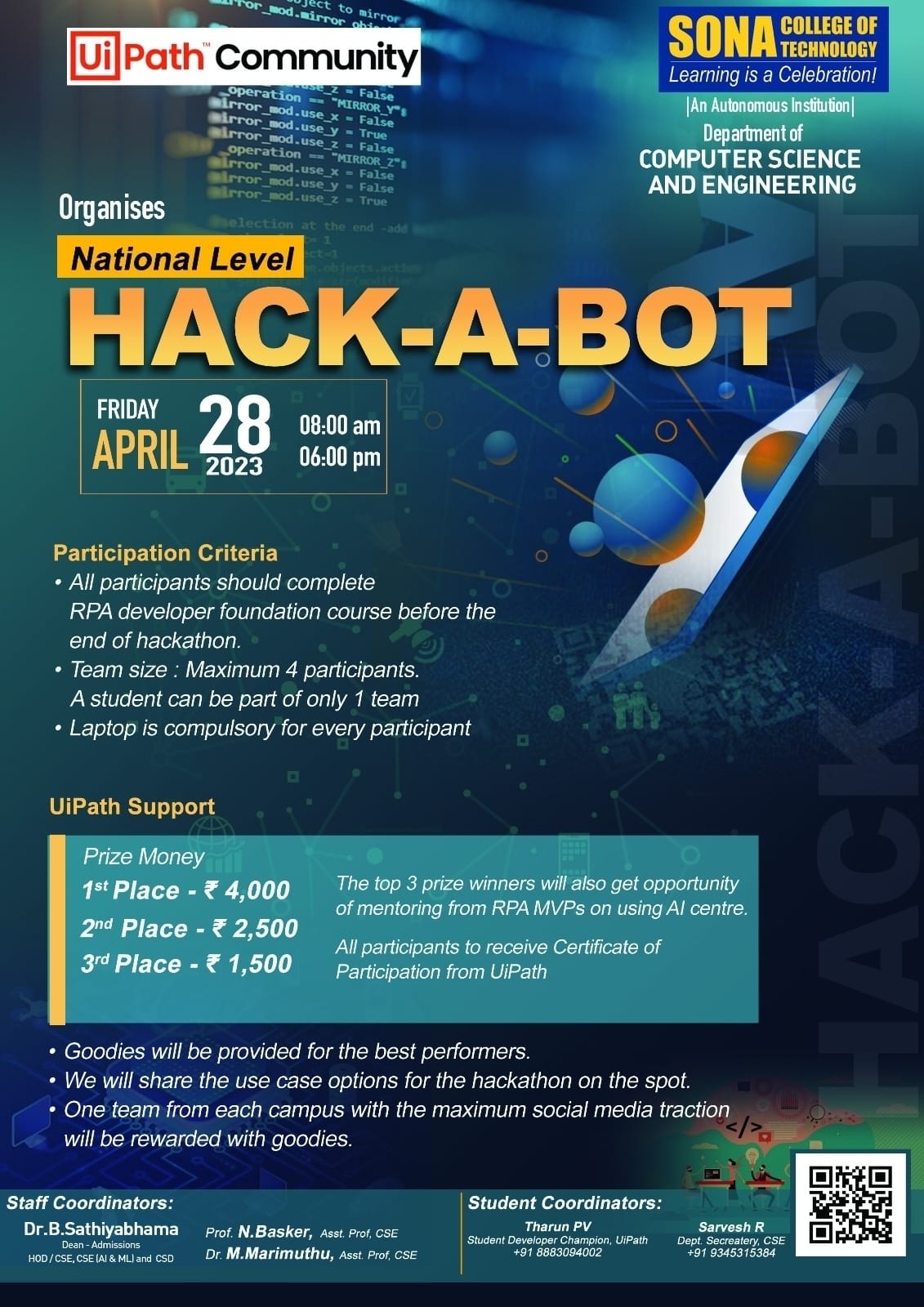 HACK-A-BOT (UiPath) 2023