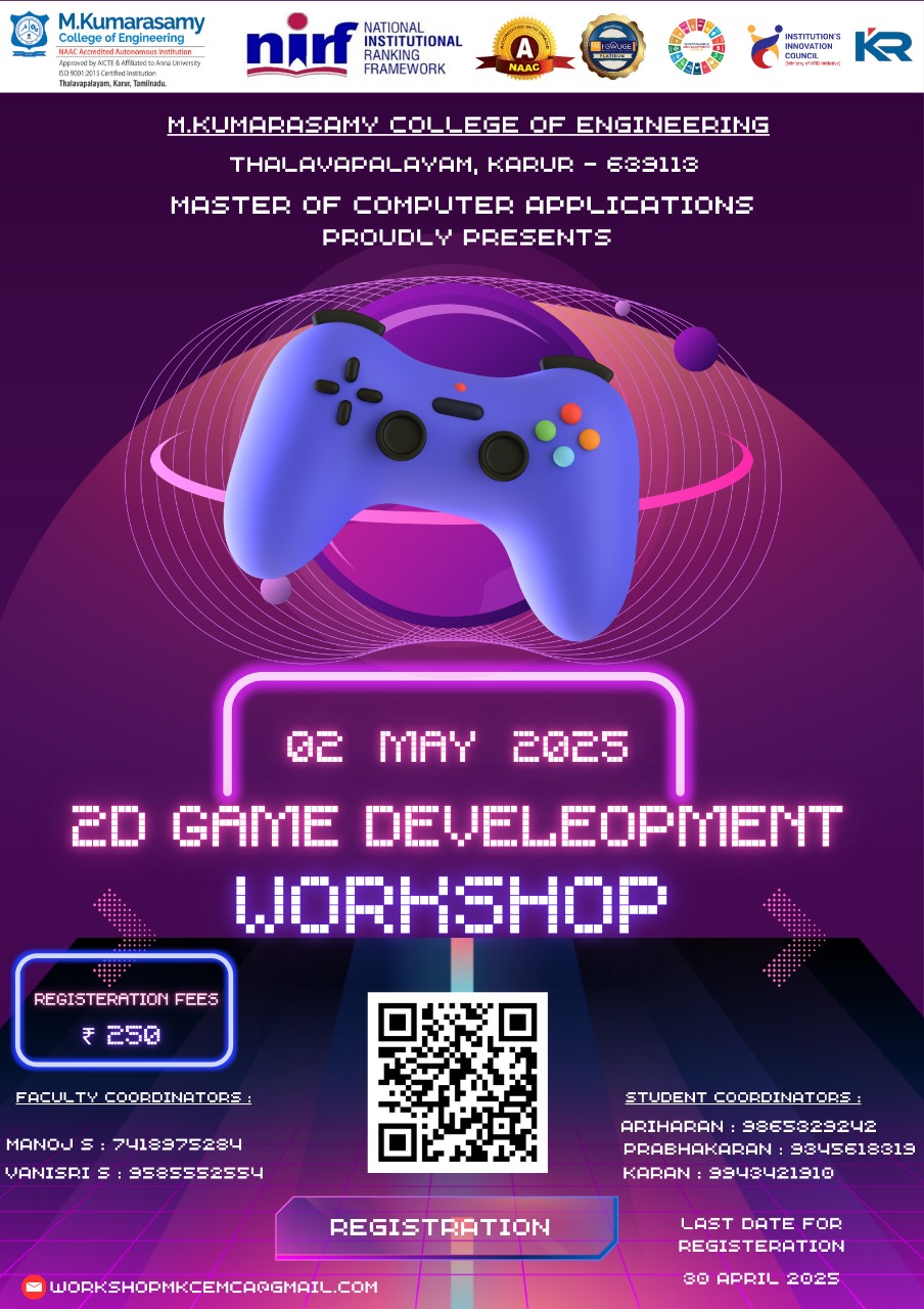 Workshop on 2D Game Development 2025