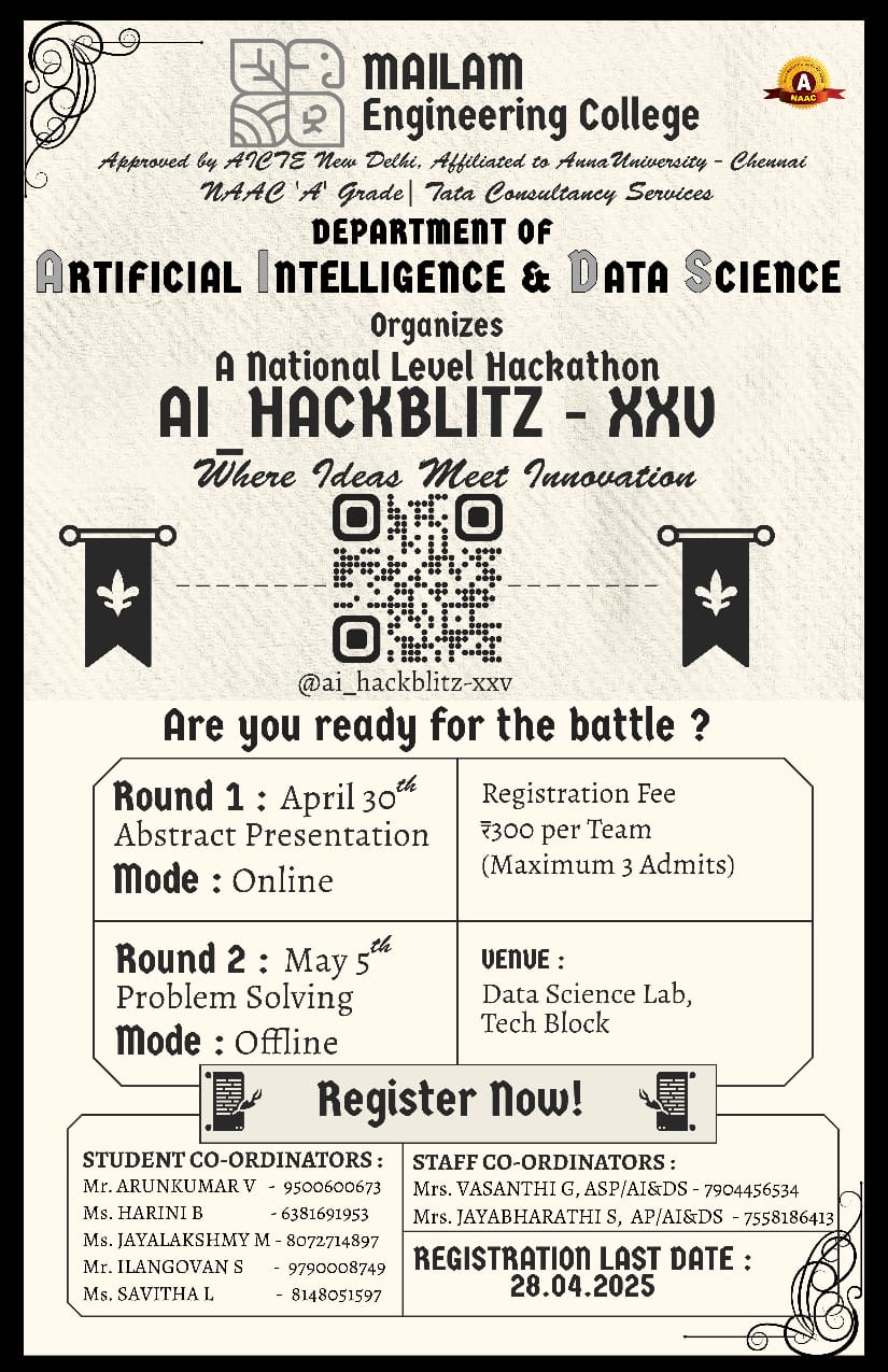 AI_hackblitz--XXV 2025