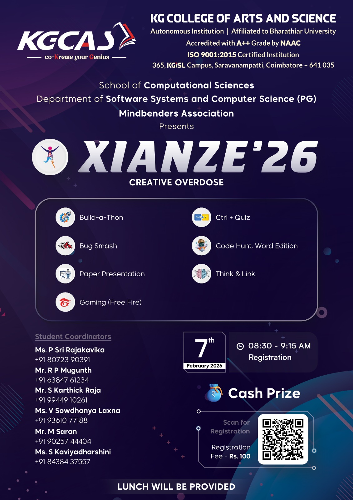 Xianze 26 Technical Symposium Poster 
