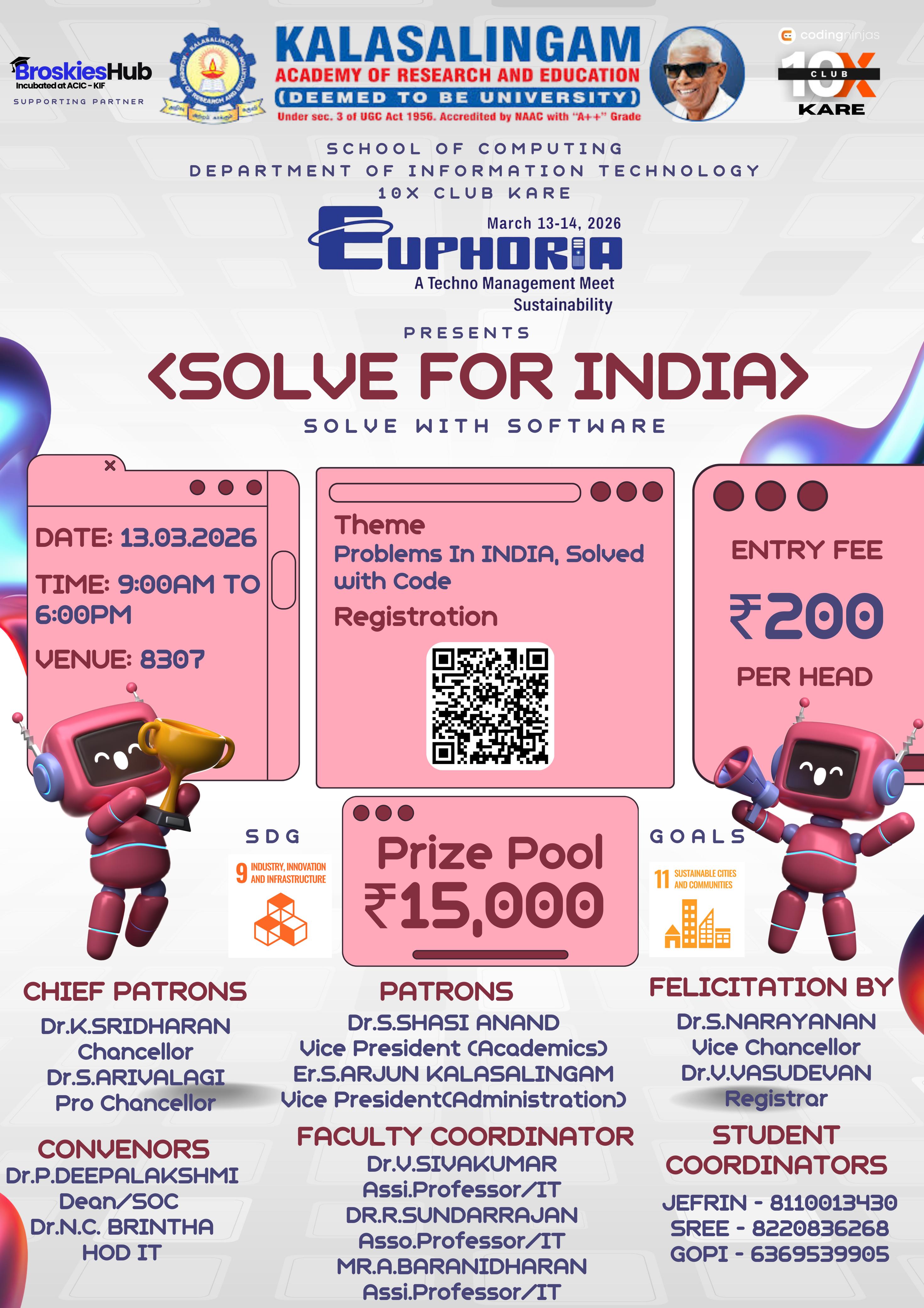 Euphoria 2026 Technical Festival Poster 