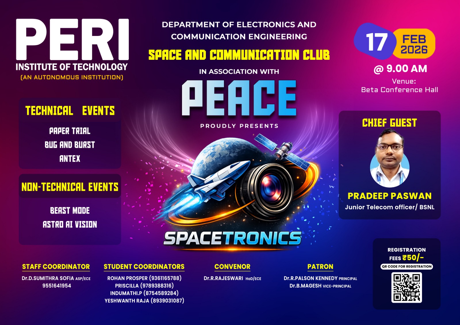 Spacetronics'26 Technical Symposium Poster 
