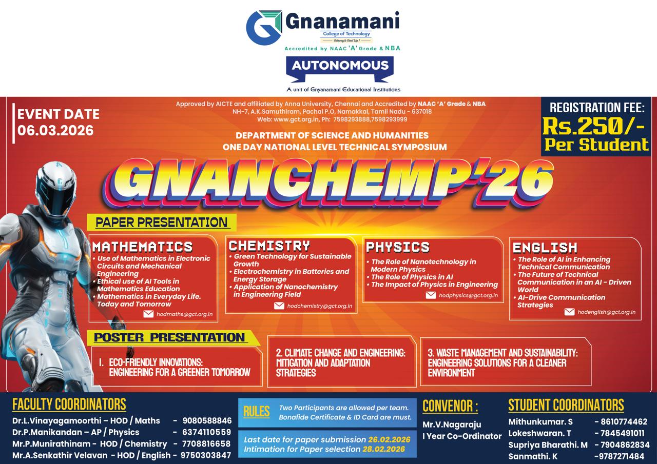 GNANCHEMP'26 Technical Symposium Poster 