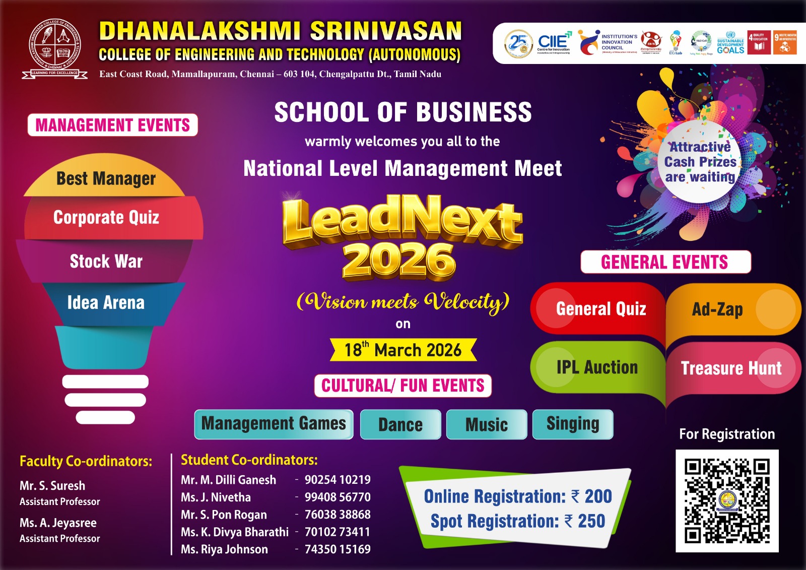 LEADNEXT'2026 Technical Symposium Poster 