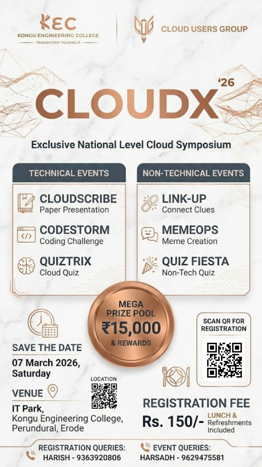 CLOUDX'26 Technical Symposium Poster 