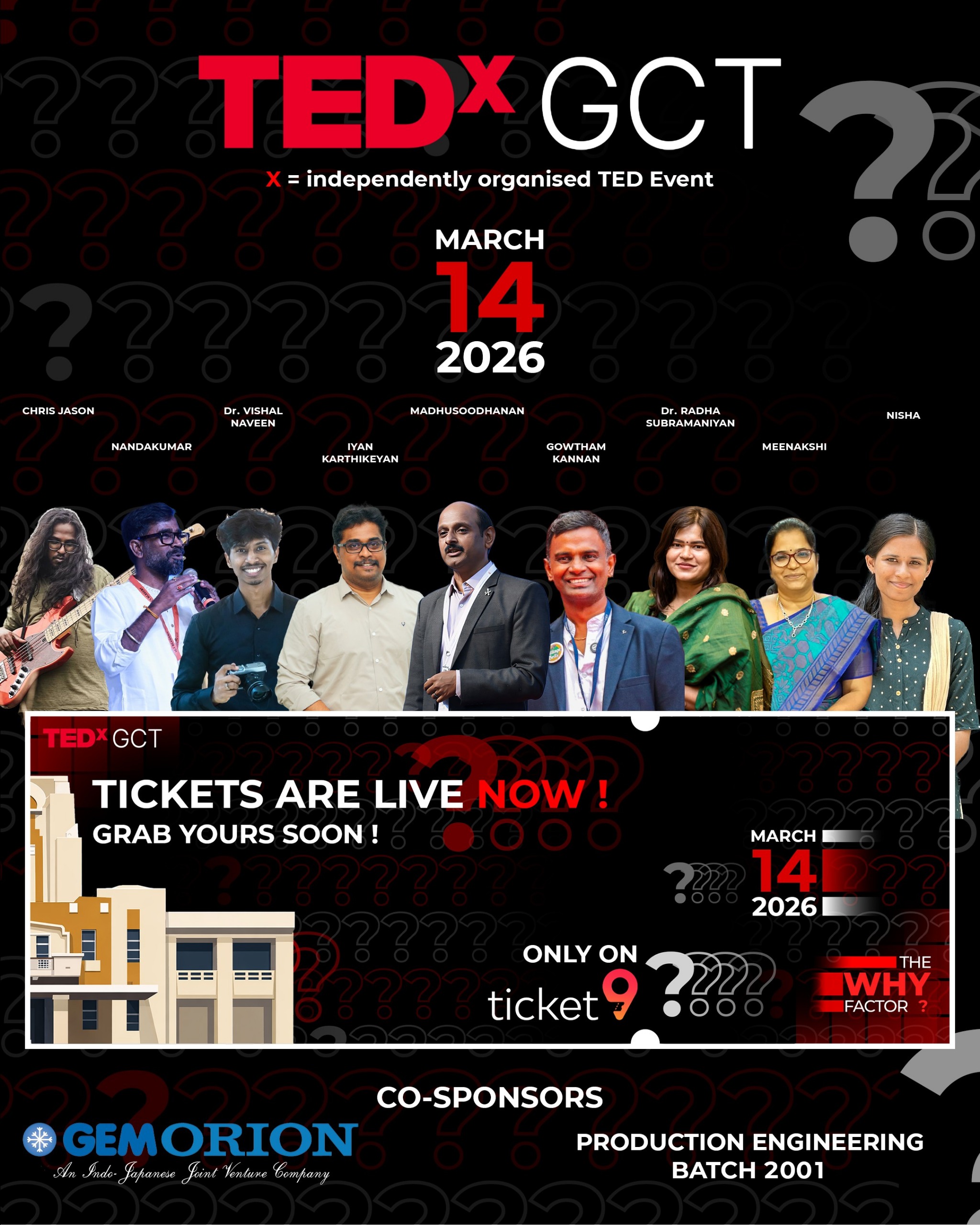 TEDxGCT 2026 TEDx Poster 