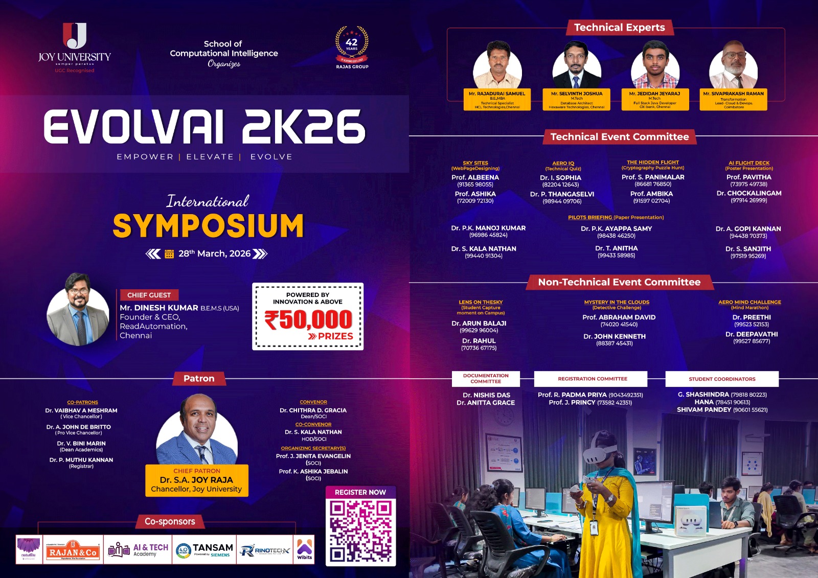 Evolvai 2026 Technical Symposium Poster 