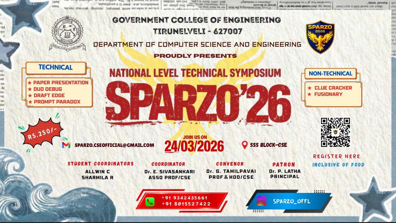 SPARZO'26 Technical Symposium Poster 