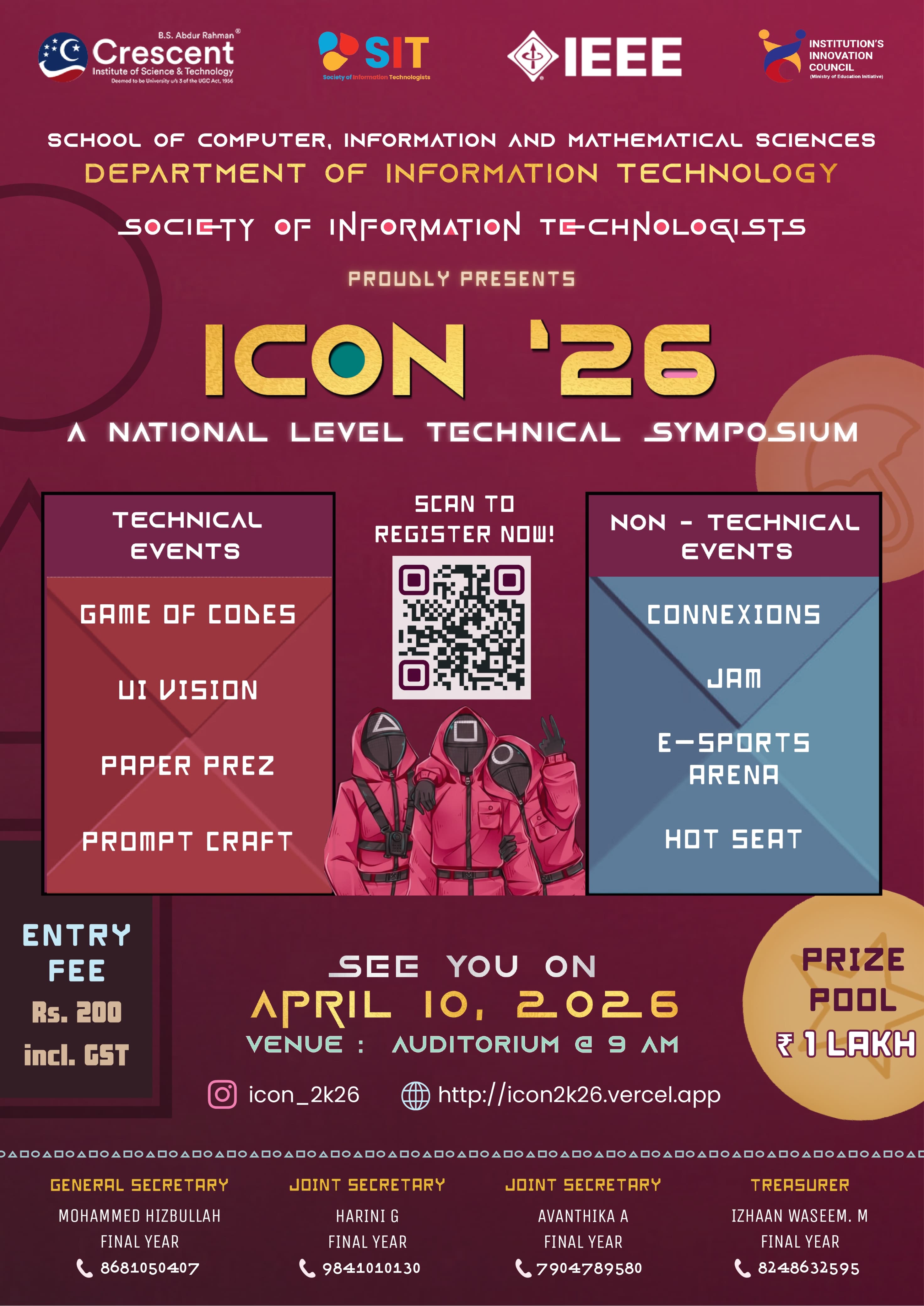 ICON '26 Technical Symposium Poster 