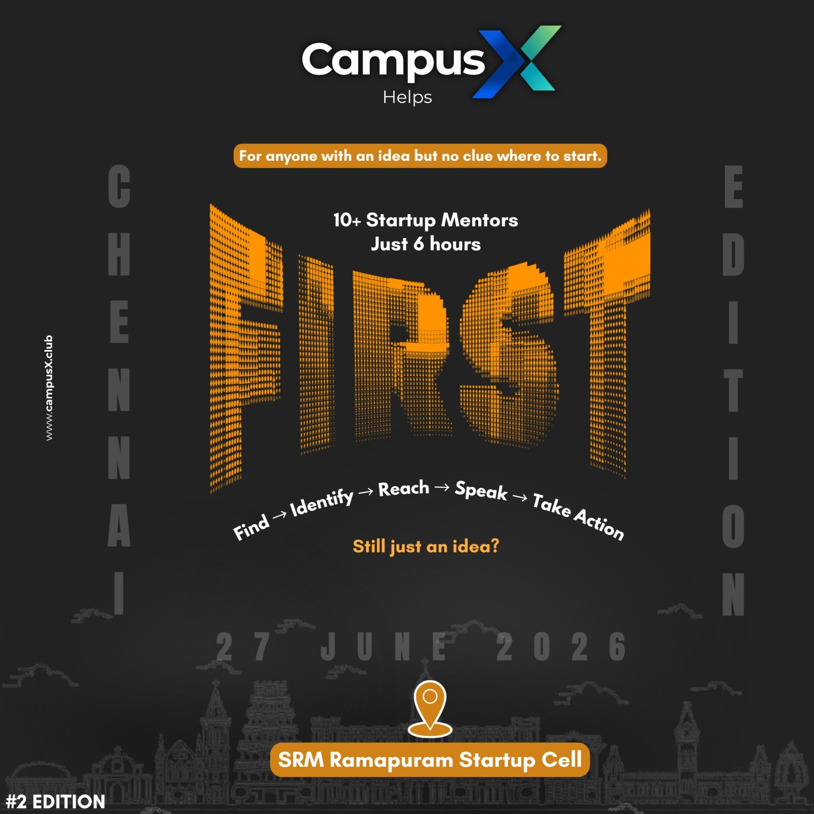 F.I.R.S.T 2026 Entrepreneurship Summit Poster 