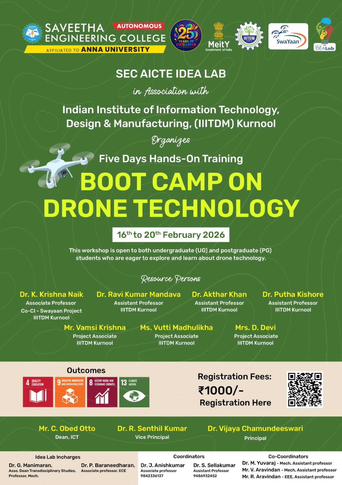 Boot Camp on Drone Technology 2026 Training Program Poster 