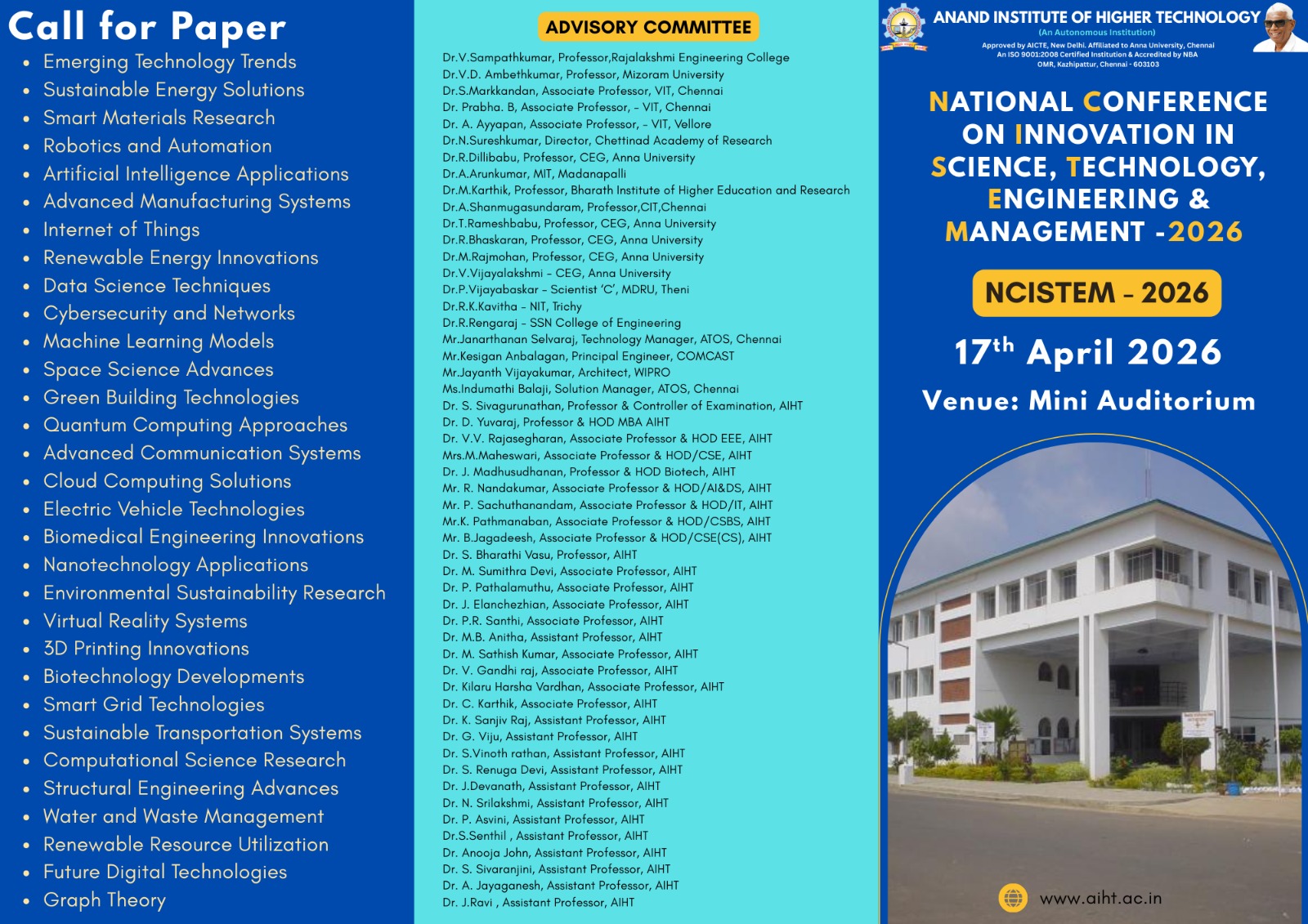 NCISTEM 2026