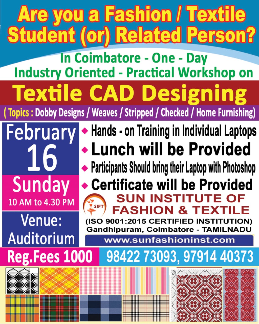 One-day industry-oriented Practical Workshop - Fashion Workshop 2025