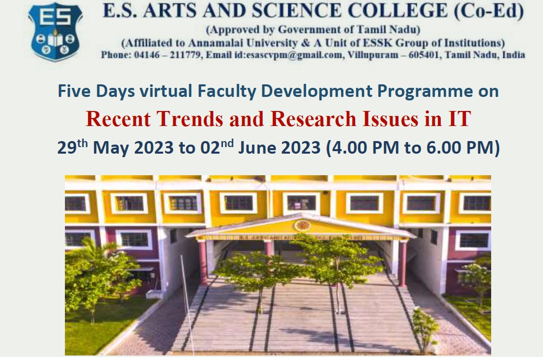 FDP on Research Trends and Research Issues in IT 2023