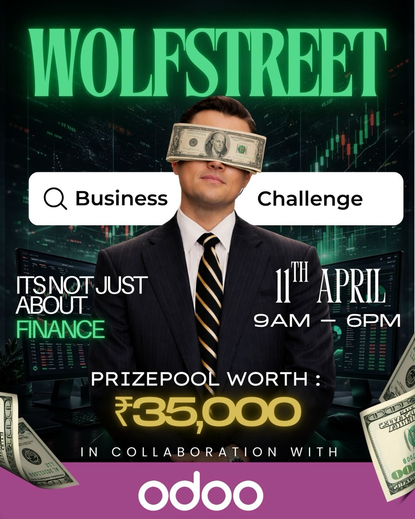 Odoo Business Challenge 2026 Business Challenge Poster 