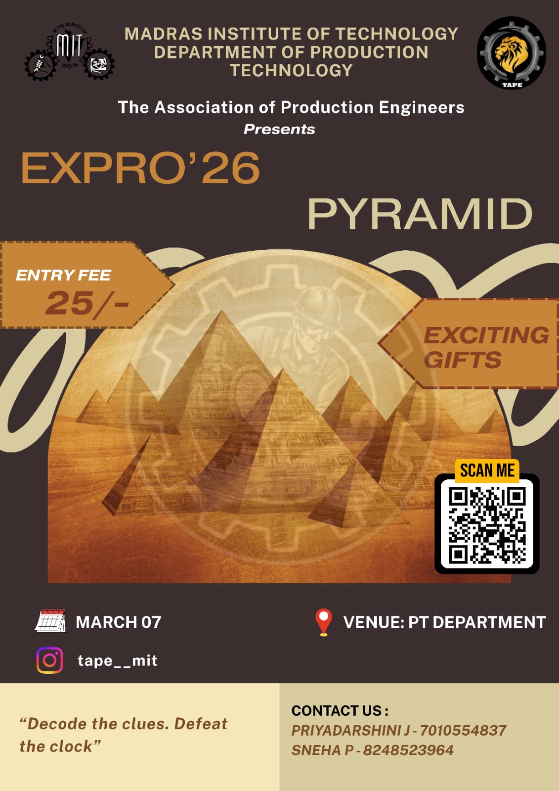 EXPRO ’26 - PYRAMID – WORD GUESSING CHALLENGE Word Guessing Challenge Poster 
