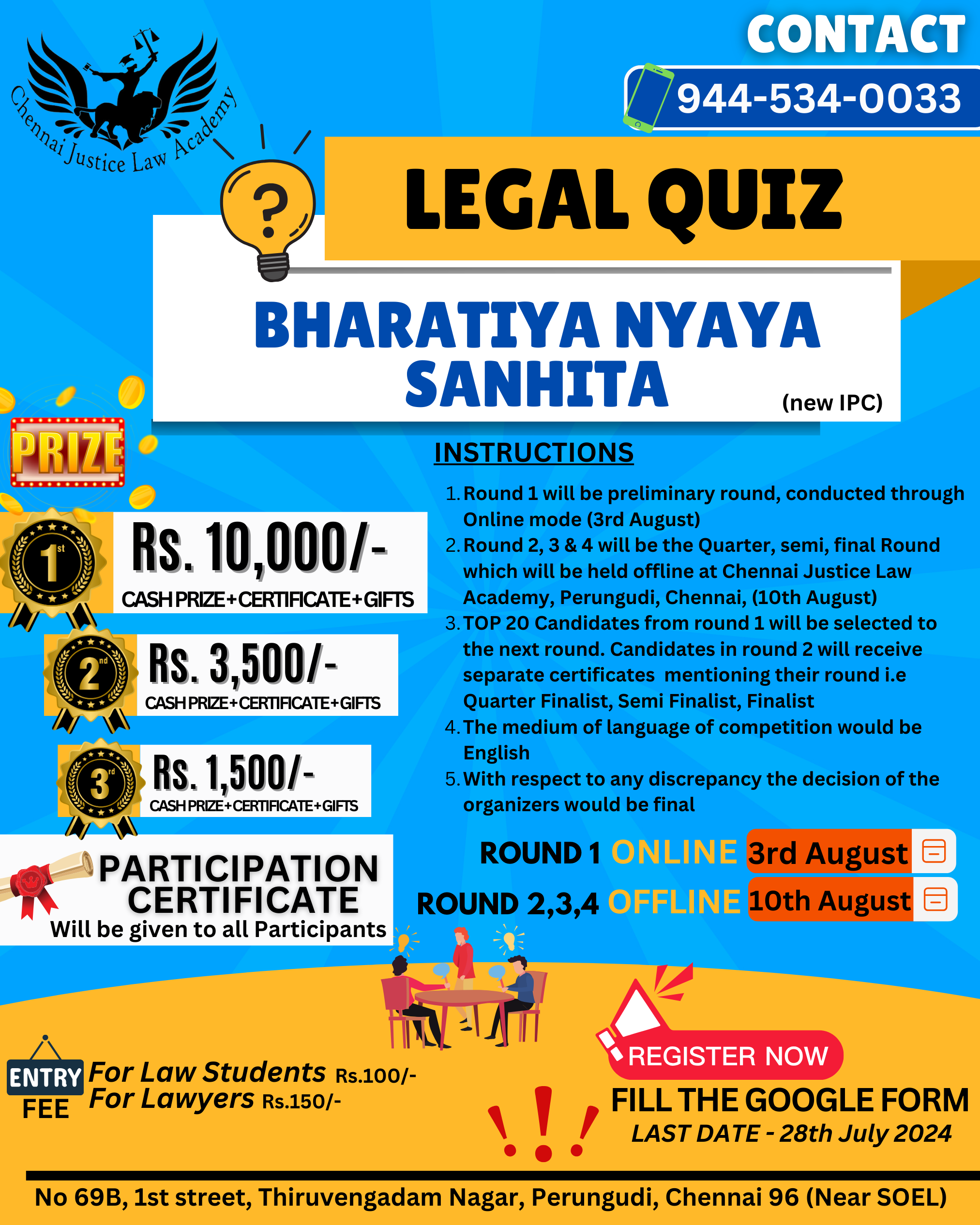 Bharatiya Nyaya Sanhita QUIZ