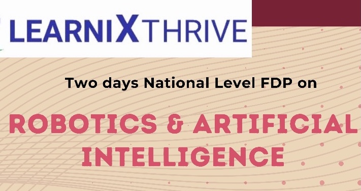 Two Days National Level FDP on Robotics and Artificial Intelligence (AI) 2025