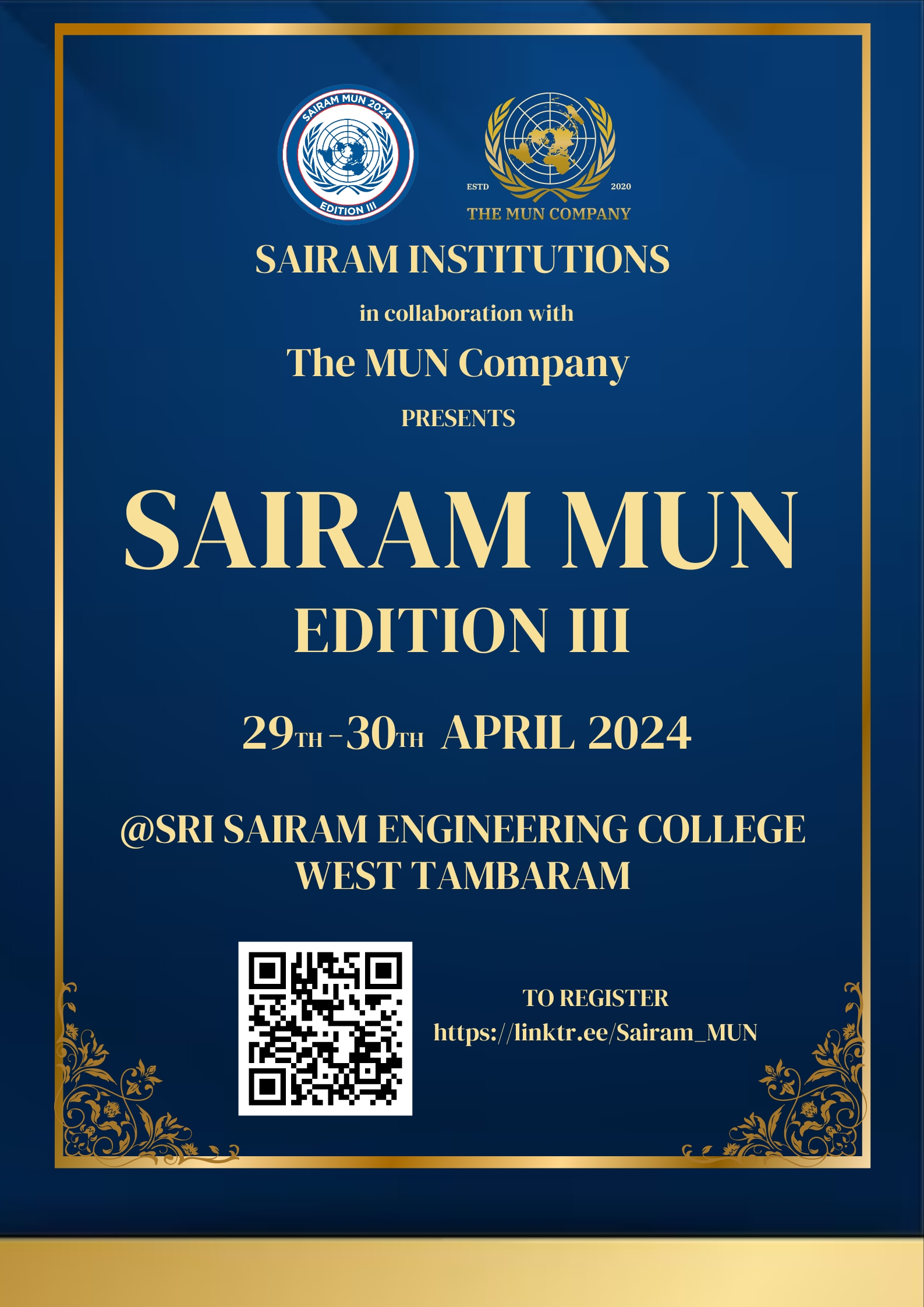 SAIRAM MUN EDITION III 2024