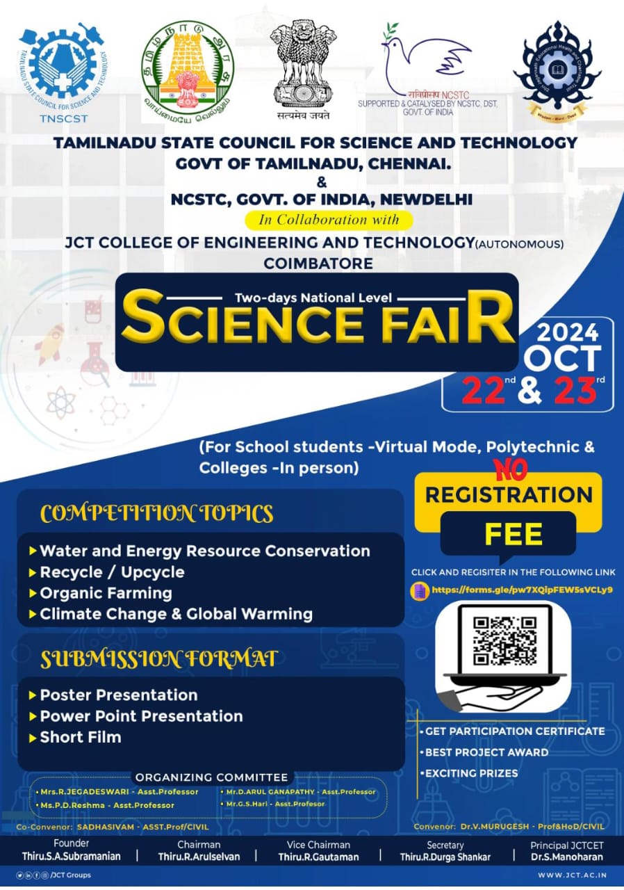 NATIONAL LEVEL SCIENCE FAIR'24