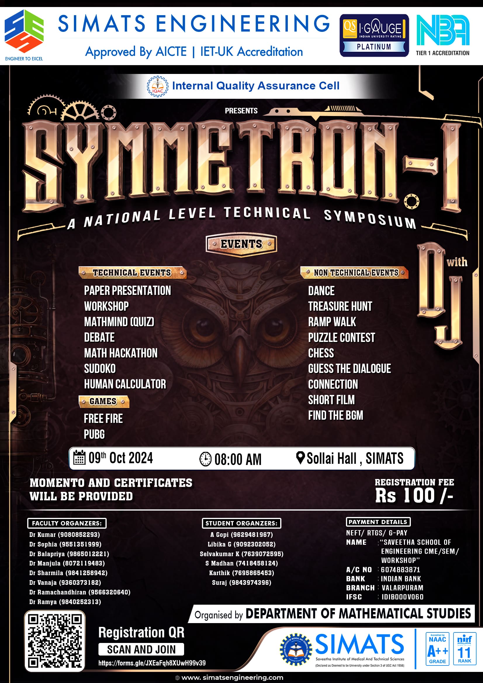 Symmetron~I 2024