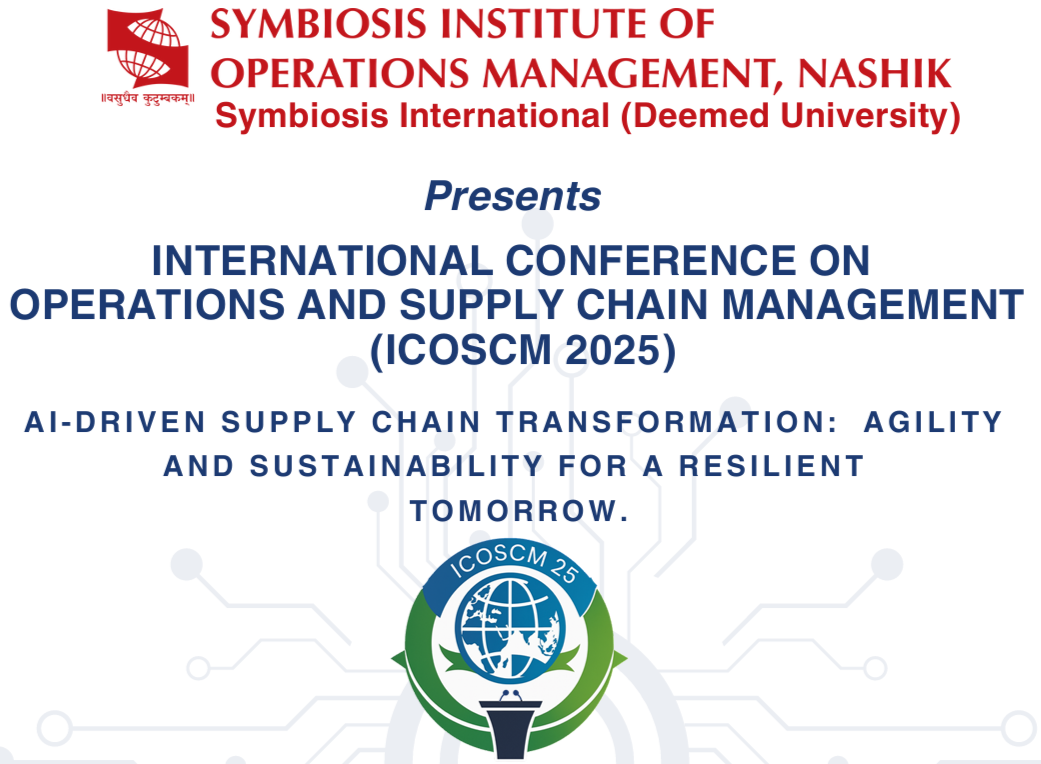 ICOSCM 2025 – International Conference on Operations & Supply Chain Management 2025