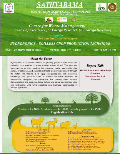 Hydroponics : Soilless Crop Production Technique 2025