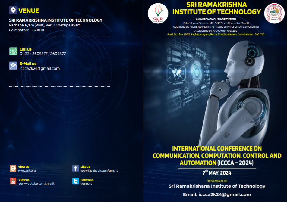 International Conference on Communication, Computation, Control and automation (ICCCA 2024)