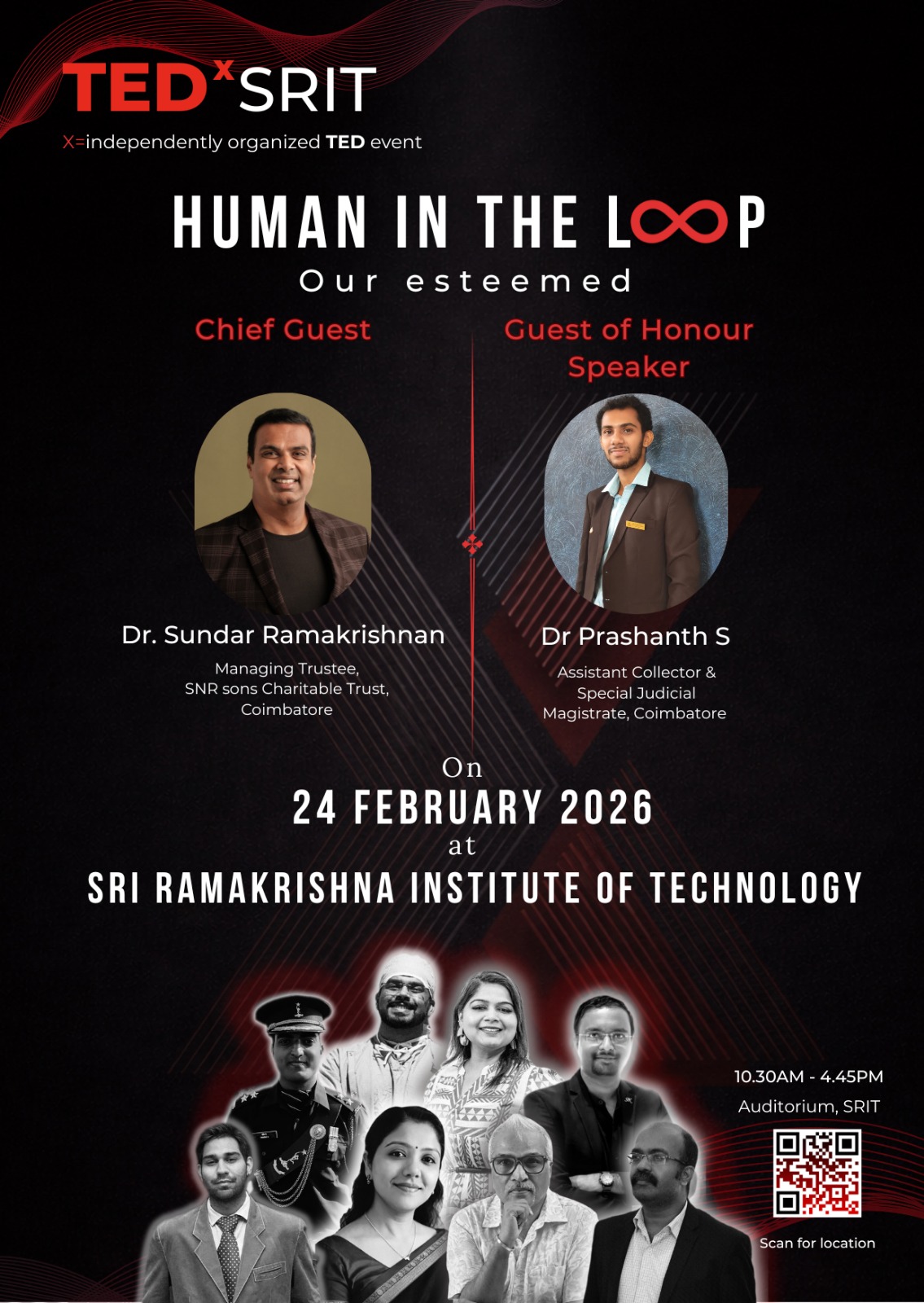 TEDxSRIT 2026 TEDx Poster 