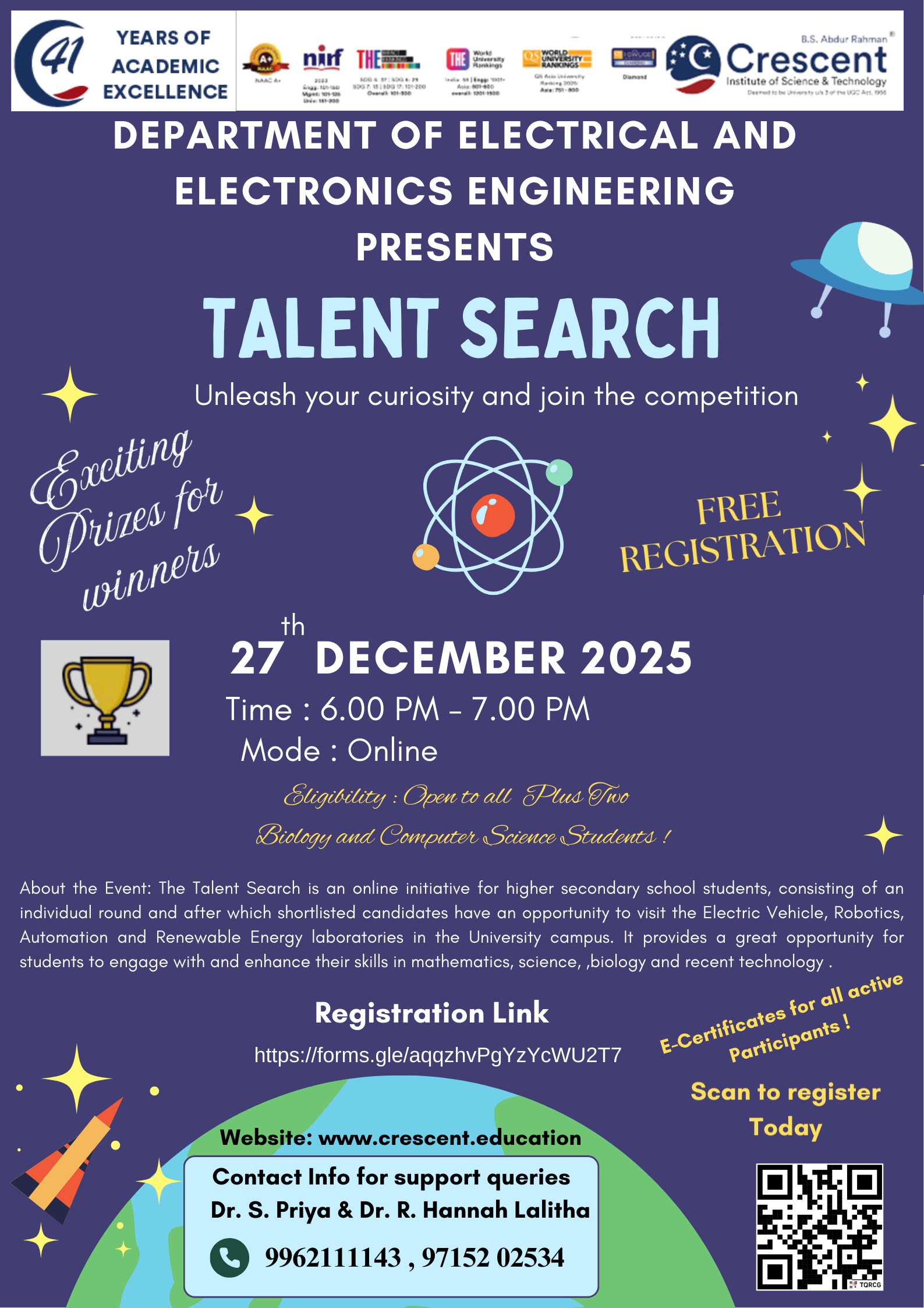 TALENT SEARCH 2025