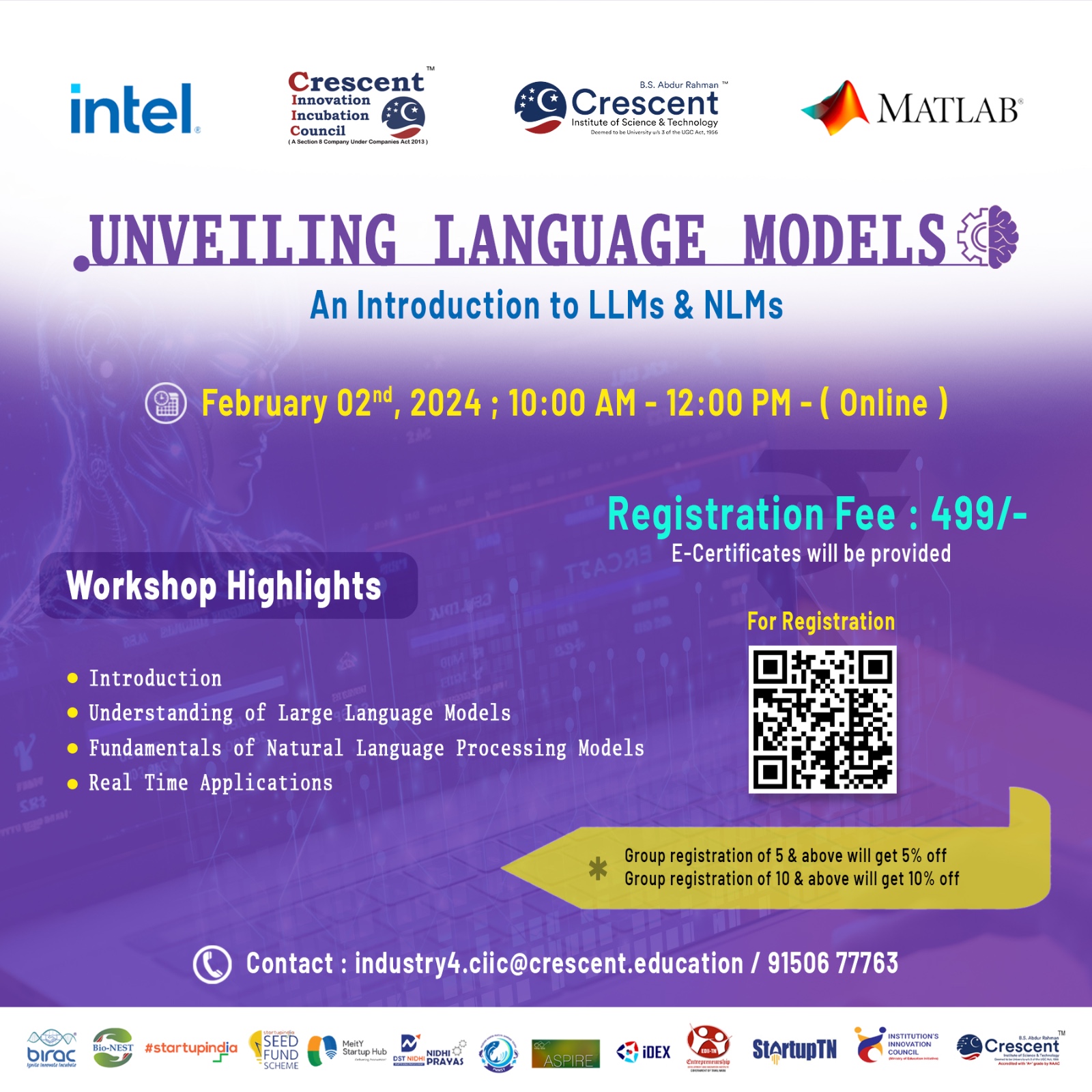 Unveiling Language Models 2024, BS Abdur Rahman Crescent Institute of Science and Technology 