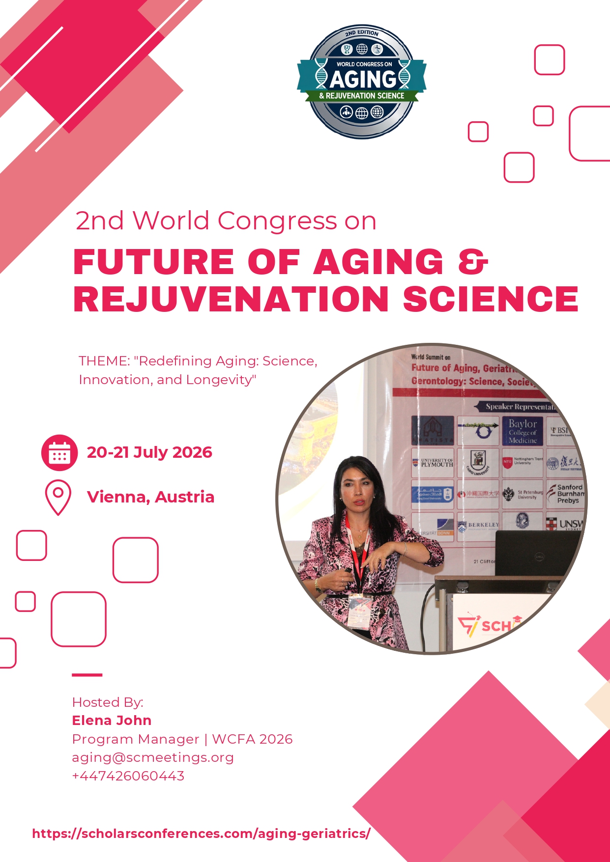 2nd Edition World Congress on Future of Aging & Rejuvenation Science 2026