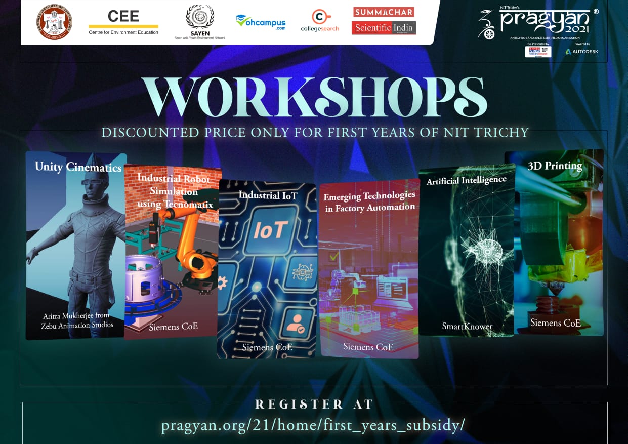 Pragyan 2021, NIT Tiruchirappalli, Technical Festival, Tiruchirappalli Pragyan 2021, NIT Tiruchirappalli, Technical Festival, Tiruchirappalli