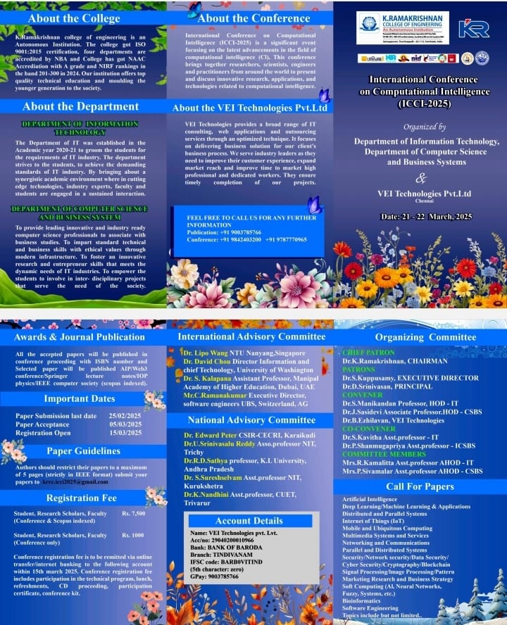 International Conference on Computational Intelligence 2025